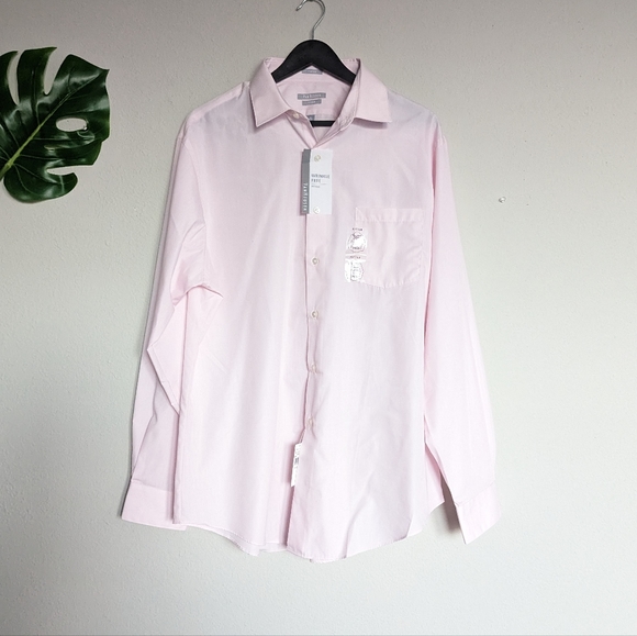 Van Heusen Other - Van Heusen men's pink button dress top size XL